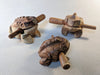 Hand Carved Wooden Musical Croaking Frogs